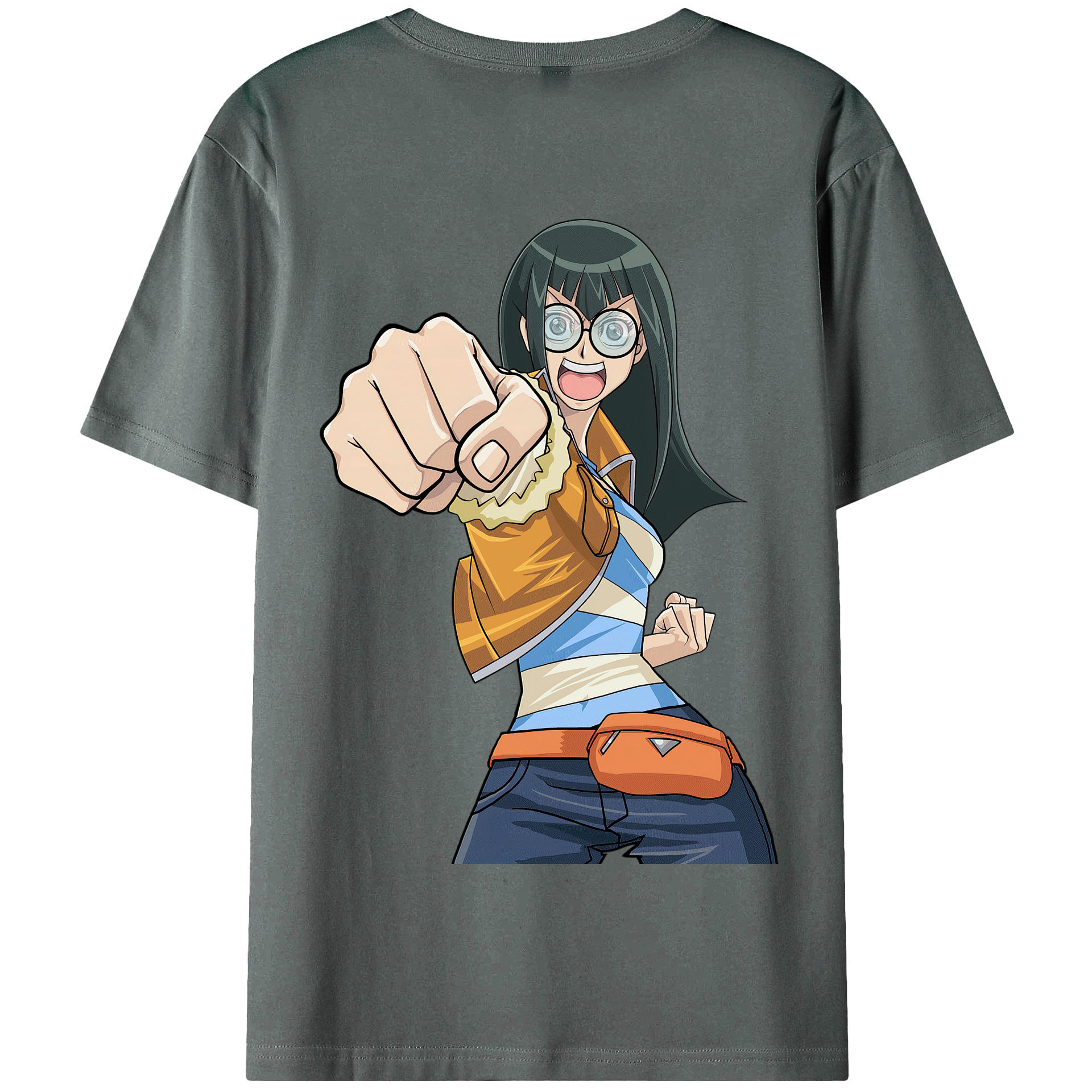 （画像用） 遊☆戯☆王 Yu-Gi-Oh! 綿100％半袖Tシャツ（背面プリント）